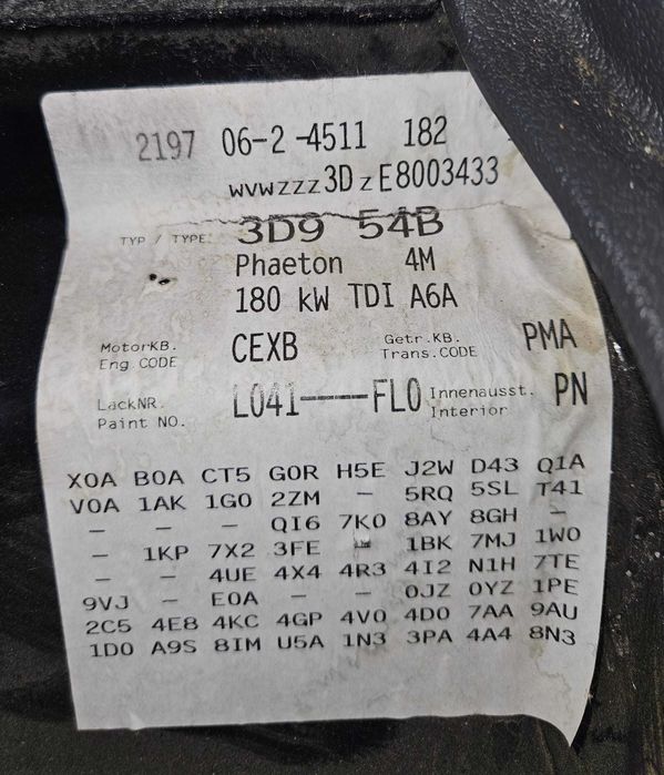 VW PHAETON 2014, 124.000km, pentru dezmembrare.