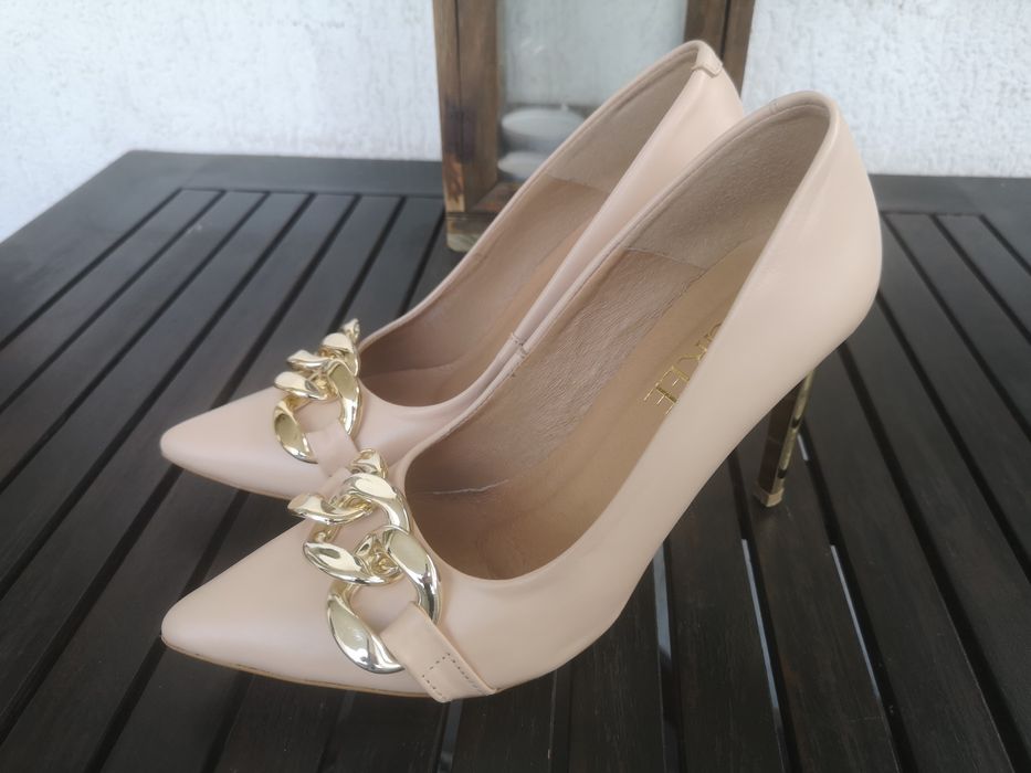 Lauree Sofia Nude, обувки естествена кожа, номер 37