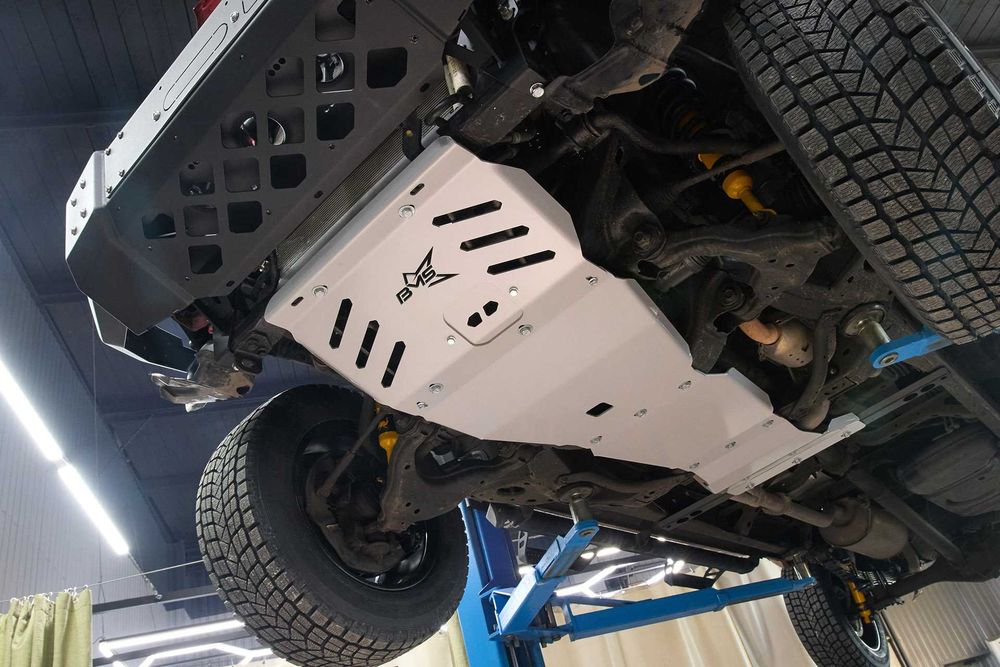 Защита картера двигателя и КПП BMS для Toyota Tacoma 19-23 сталь 3мм