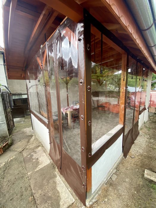 Ветроупорни завеси шатри ветробрани тенти найлони ПВЦ винил