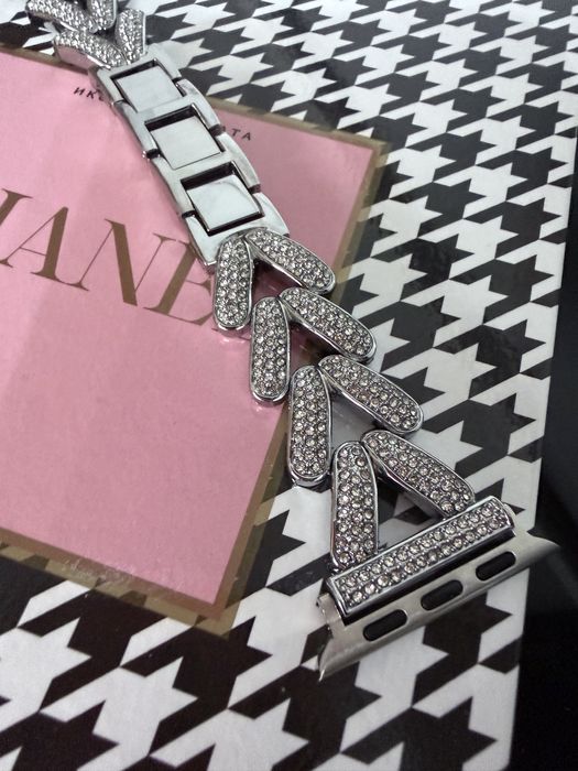 Apple Watch каишка с кристали 44/46/49мм