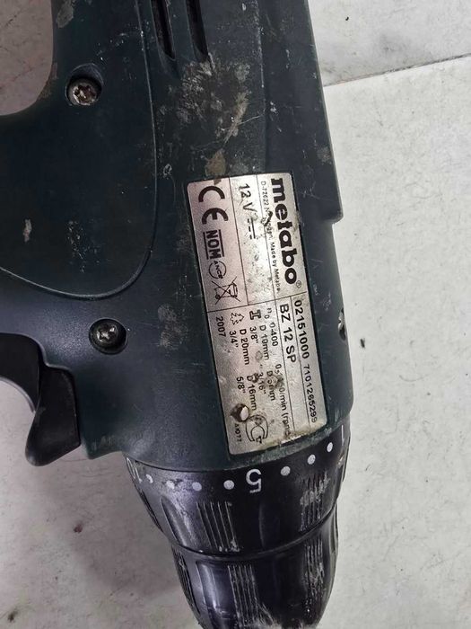 Metabo BZ 12 SP 12 V бормашина-винтоверт 2 x NiCd батерии