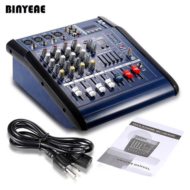 Aktiv miksher  usilitel 4 kanal yangi.