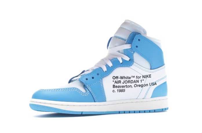 Nike X Off White Air Jordan 1 University Blue