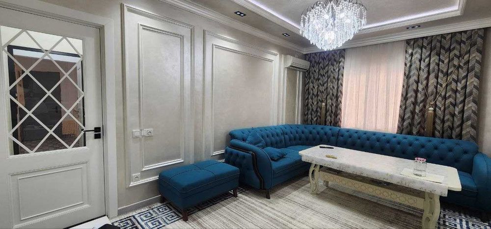 Юнусабад5, 1в2/5/5, Улучшенка 42м2, Евроремонт, Мебель + тех Да Фулл