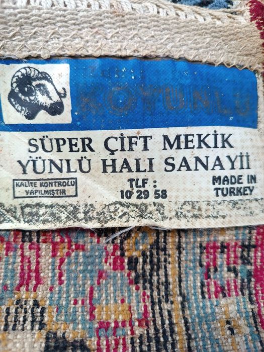 Турски персийски килим 186/278