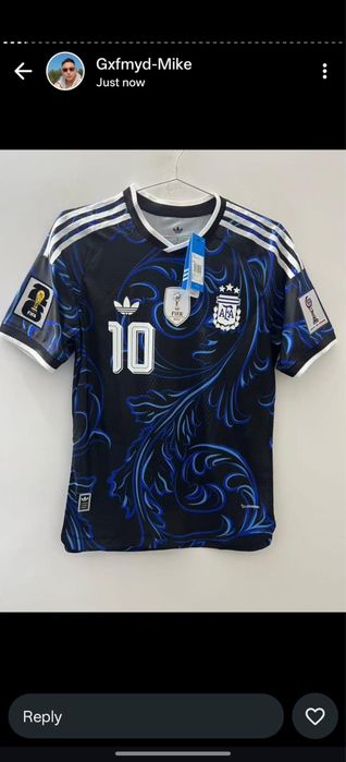 Tricou Fotbal Arentina Messi Mondial 2026