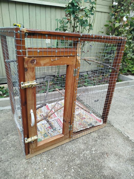 Клетка за папагали 80 дължина е 58 ширина 83 височина