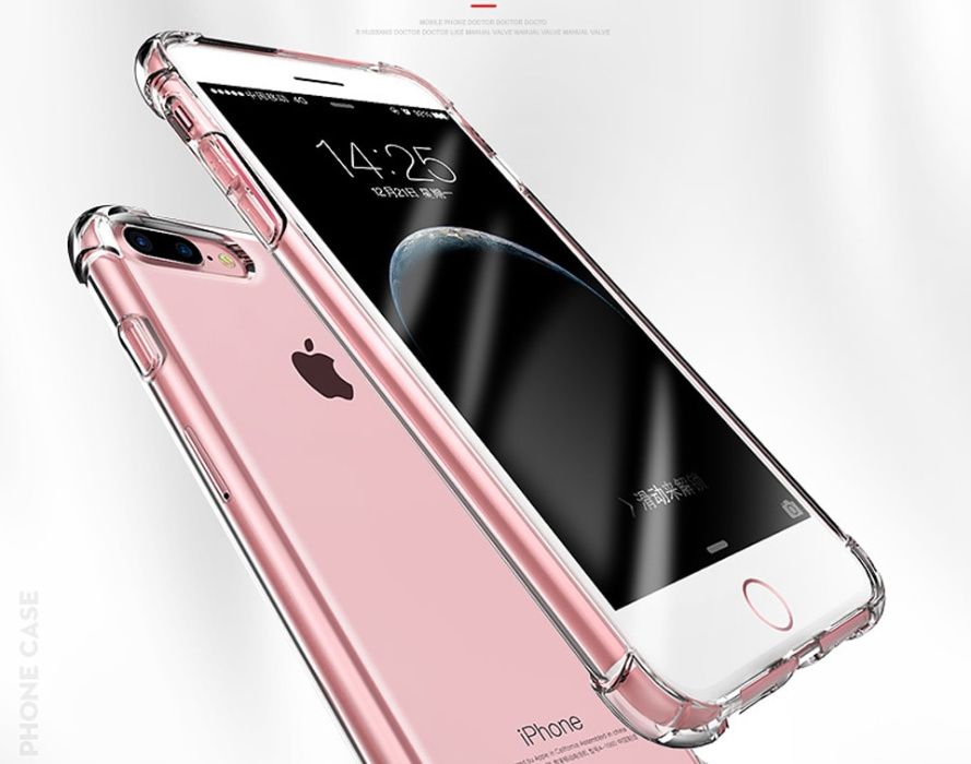Iphone 7 8 Plus SE 16E Husa Bumper Colturi Ramforsate Din Silicon