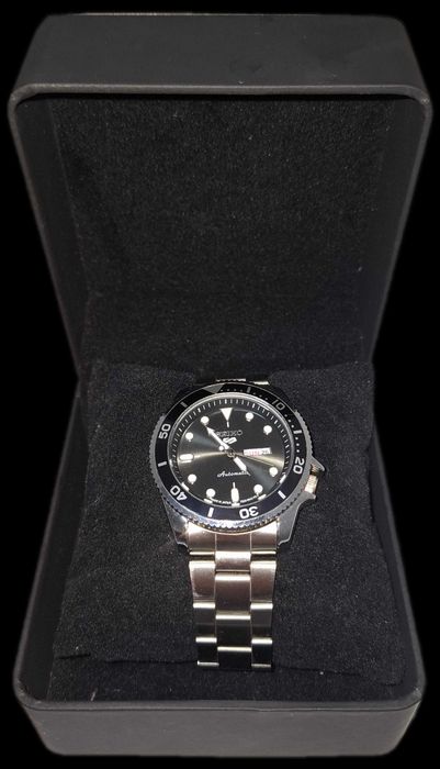 Seiko 5 bărbați negru