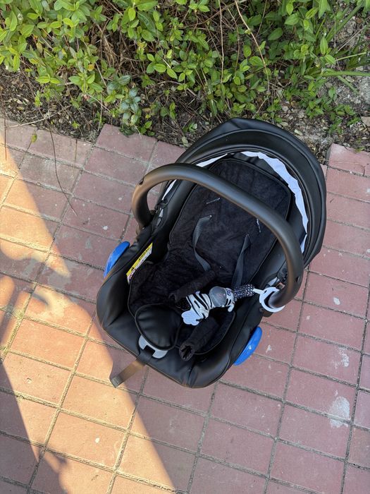 Carucior/carut bebe (landou, scoica si parte sport)  3 in 1 Xplorer Purple Shiny - Krausman testat ADAC