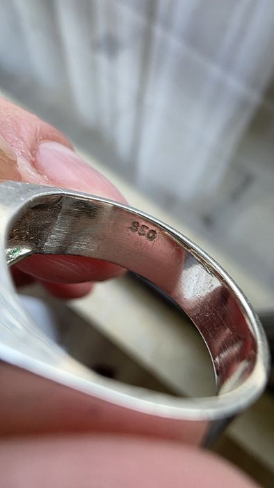 Inel argint cu piatra topaz imperial