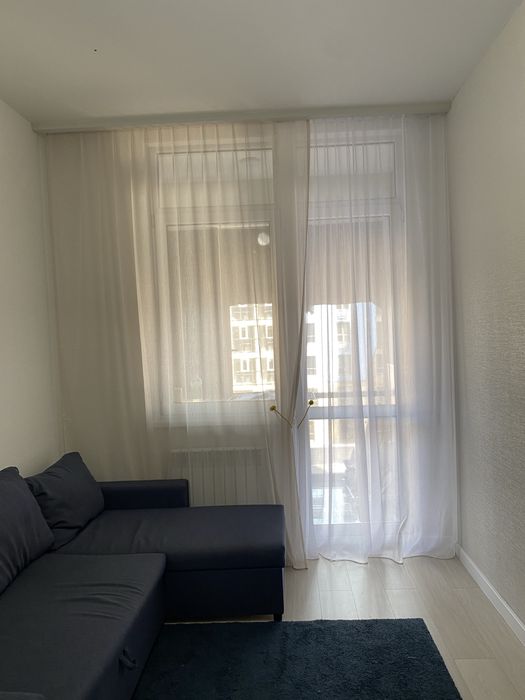 Диван угловой синий, раскладывается