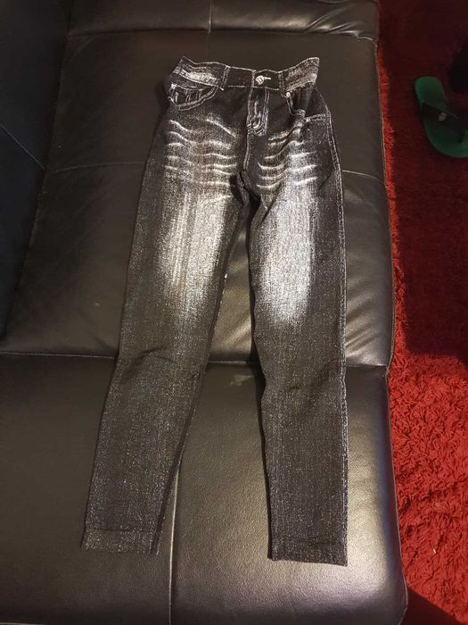 Colanti mulati denim pentru sala, yoga, gym