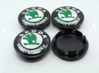 set 4 capace skoda 56mm 5ja601161a pentru jante aliaj originale skoda