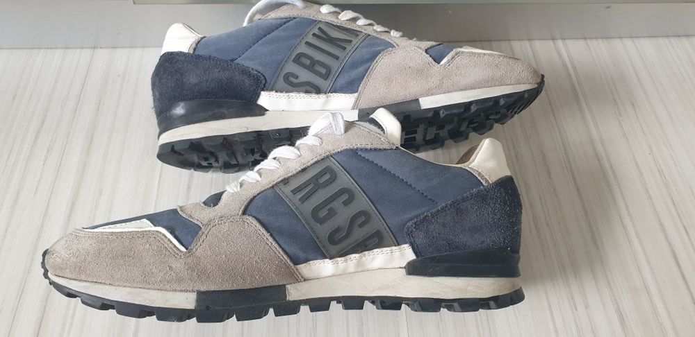 Dirk Bikkembergs Leather Sneakers / 43/27.5см ОРИГИНАЛ! Мъжки Кецове