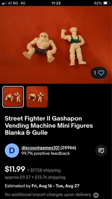 Street fighter 2 фигури Gashapon