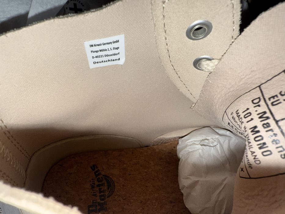Dr. Martens 101 Mono Suede Boots ОРИГИНАЛ дамски боти/кубинки 37/23,5