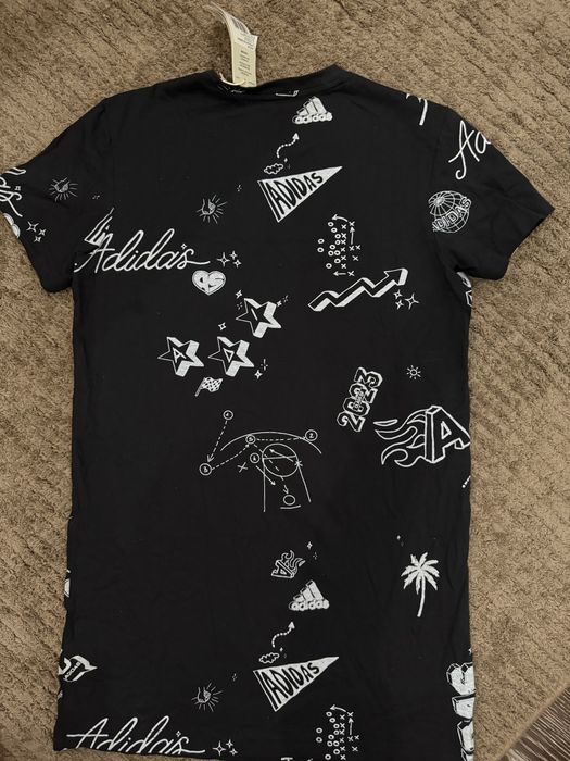 Платье-футболка Адидас