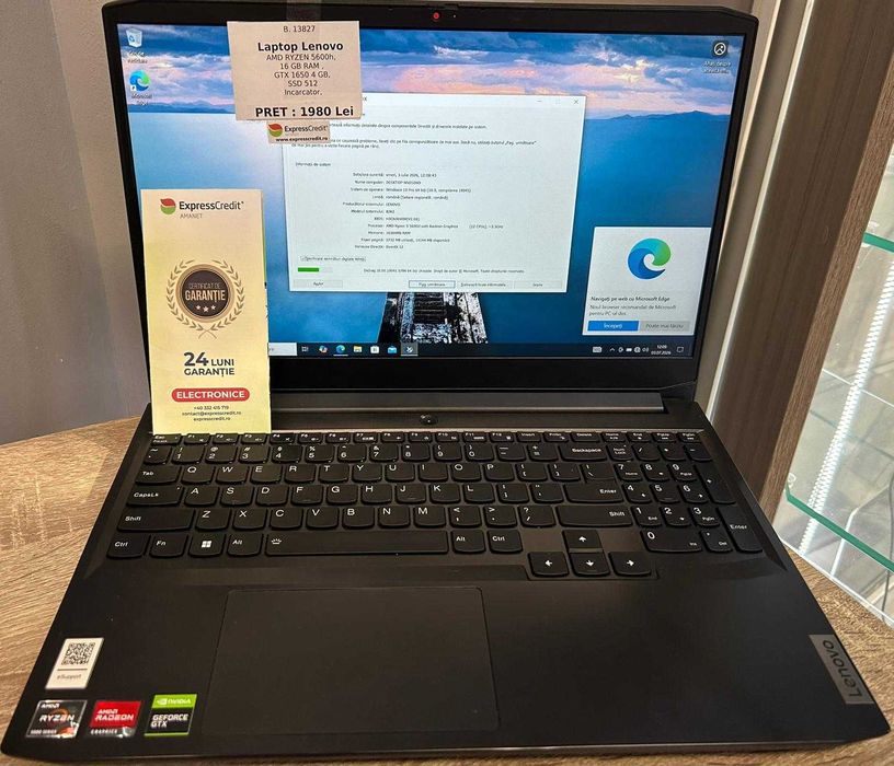 (AG42) Laptop Lenovo  b13827 - Garantie 2 ani!