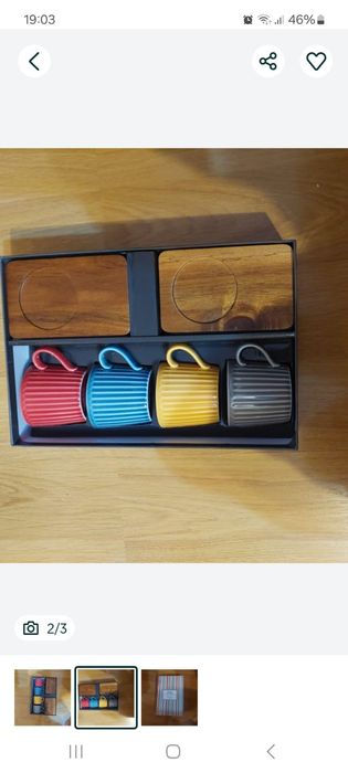 Set cafea porțelan 8 piese