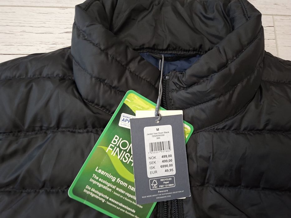 Dressmann-Ориг.пухен елек Нов !!!