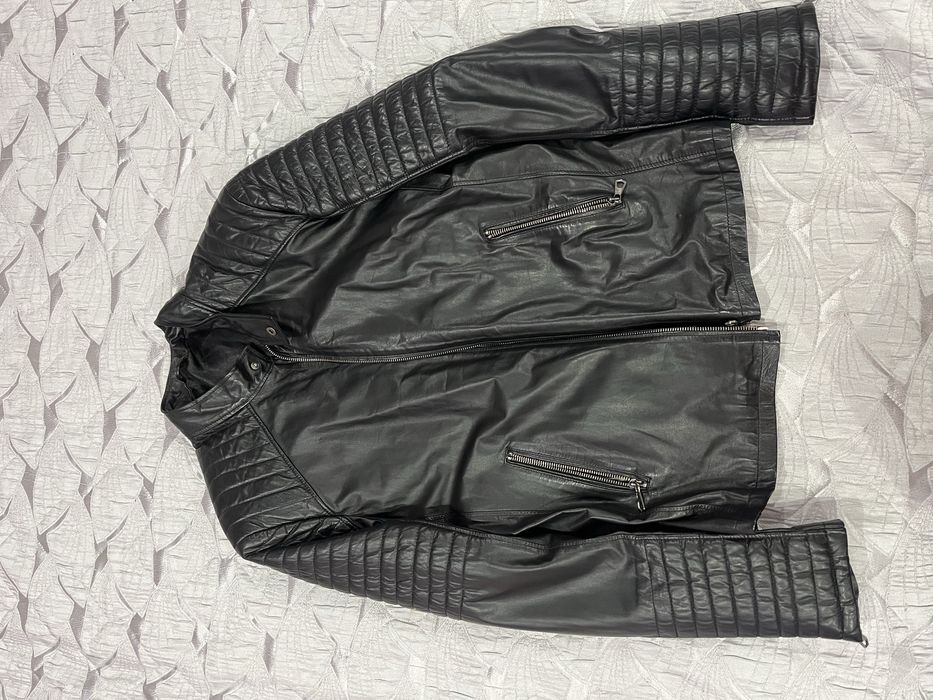 Кожено мъжко яке естествена кожа, размер М