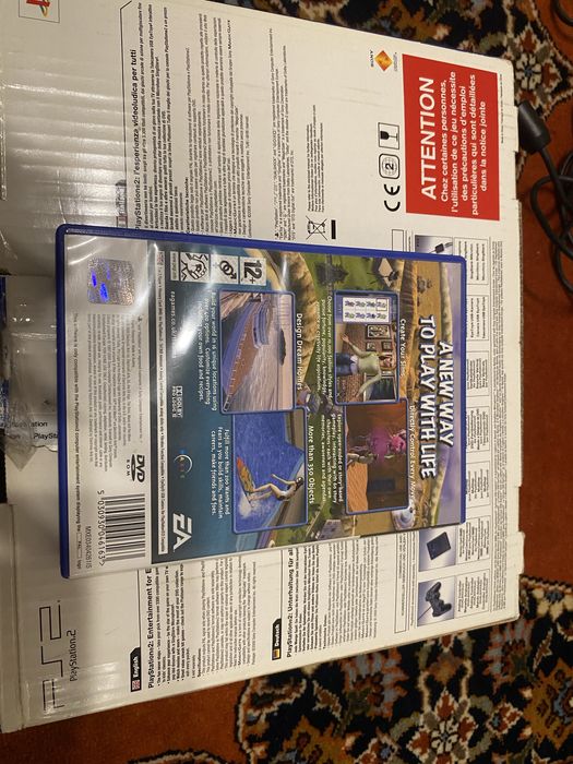 Consola PlayStation 2+joc Sims2