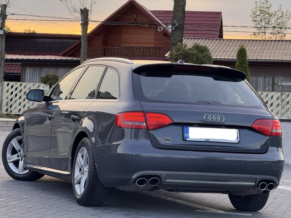Audi A4 b8 - 3x S line - 2011 - 2.0d 143 cp - full led - fata spate - intretinut top