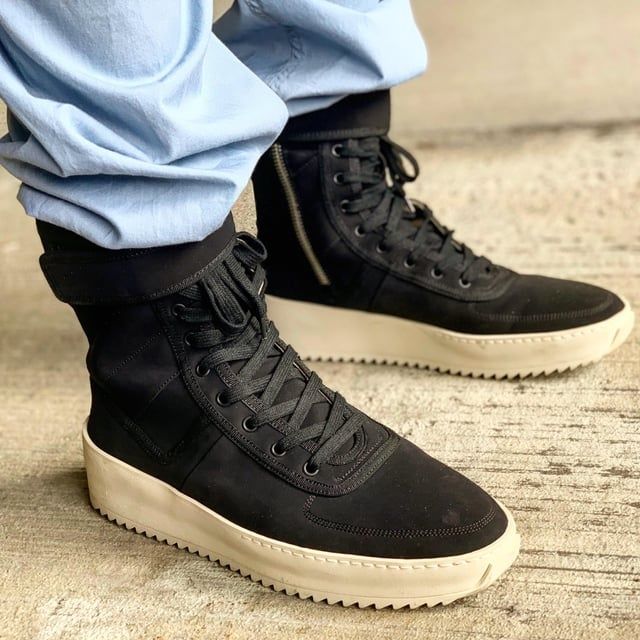Fear of god military sneakers Made in Italy High top 42