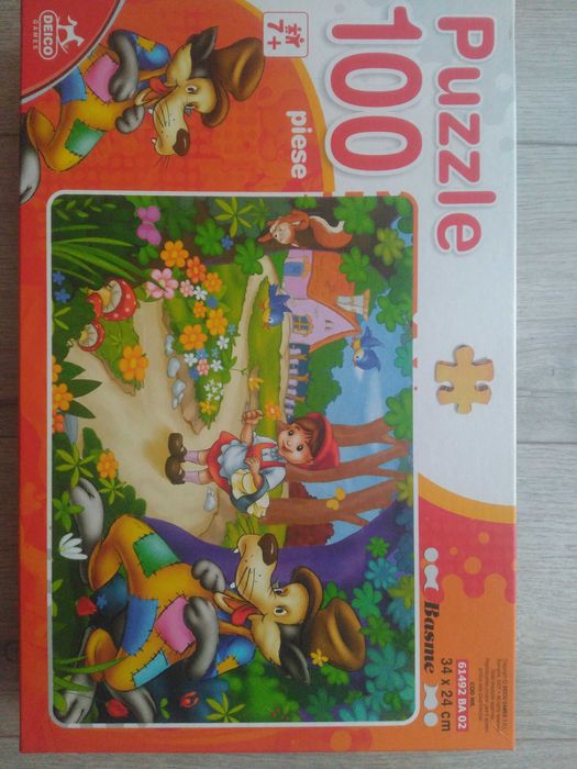 Puzzle copii Scufita Rosie, 100 piese