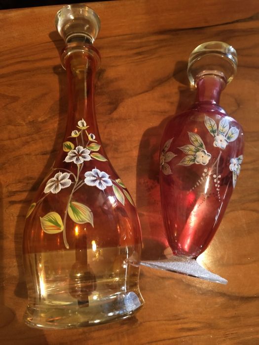 Гарафи Бохемия ръчно рисувани..