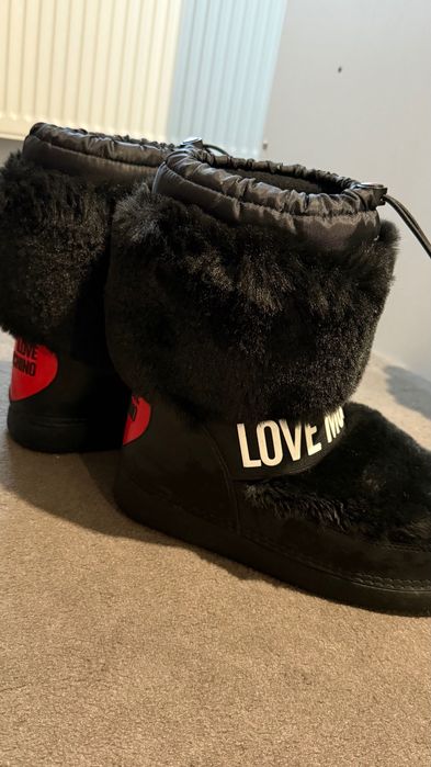 Moschino, moon boot ботуши