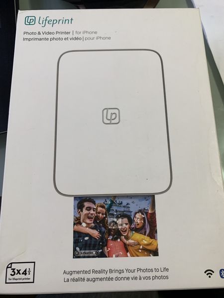 Lifeprint 3x4.5â€ imprimanta foto iphone 11 12 noua sigilata