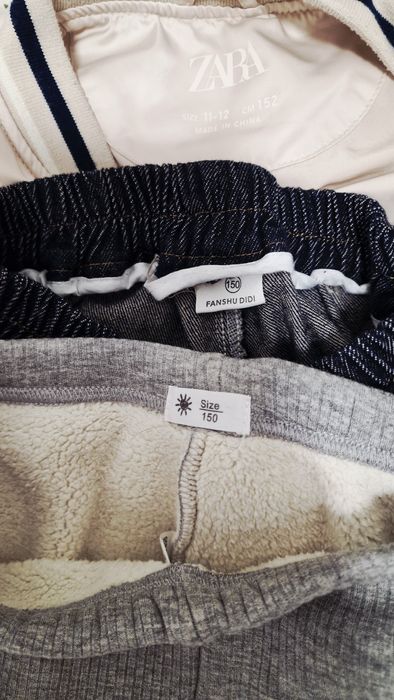 Бомбер zara и джинсы на девочку 10лет