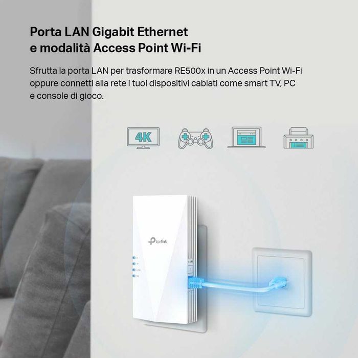 Безжичен усилвател TP-Link RE500X AX1500 RE500X