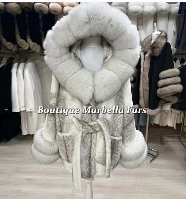 Палто естествен косъм Алпака