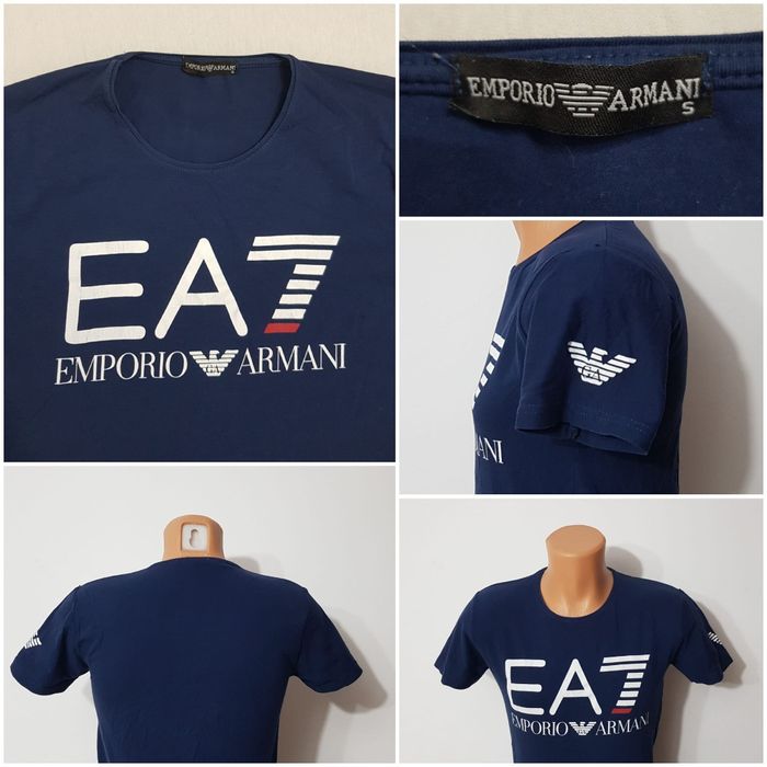 Tricou EA7 Emporio Armani din bumbac, mărimea S unisex