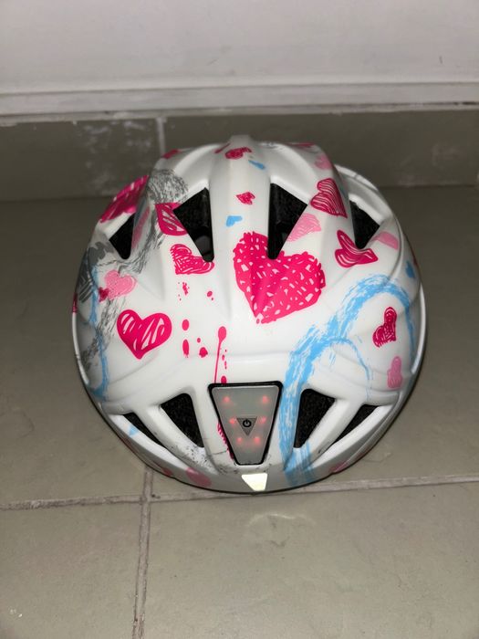 casca bicicleta copii cu lumini