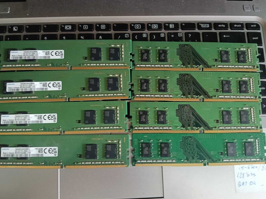 vand memorii 8 gb si 16 gb ddr4 3200mhz samsung si hynnix