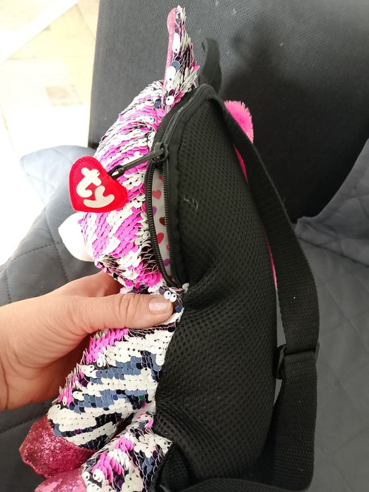 Ghiozdan ty paiete reversibile