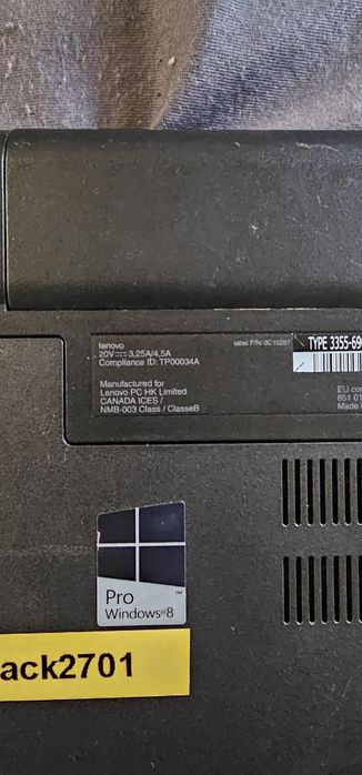 Lenovo ThinkPad Edge E335 13.3'' Windows 10 Pro 6GB RAM 120GB SSD