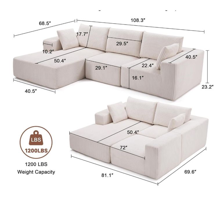 Бескаркасные диваны