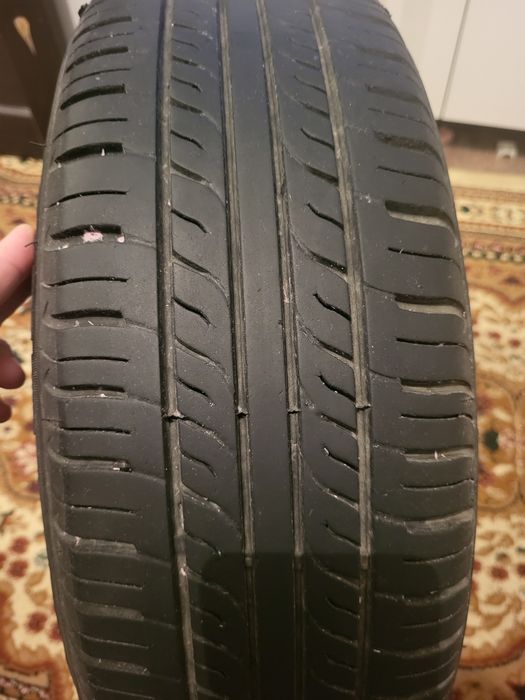 Продам титановые диски с летними шинами