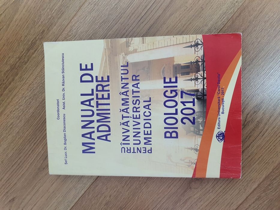 Cărți  admitere Medicina - Carol Davila Bucuresti