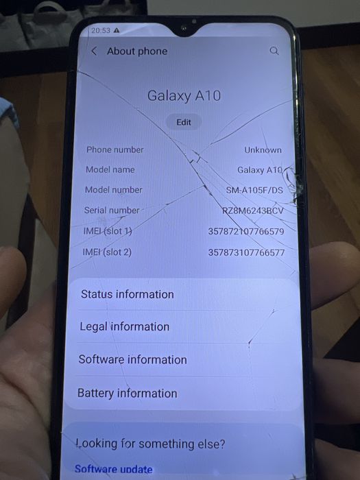 Samsung Galaxy A10 functional