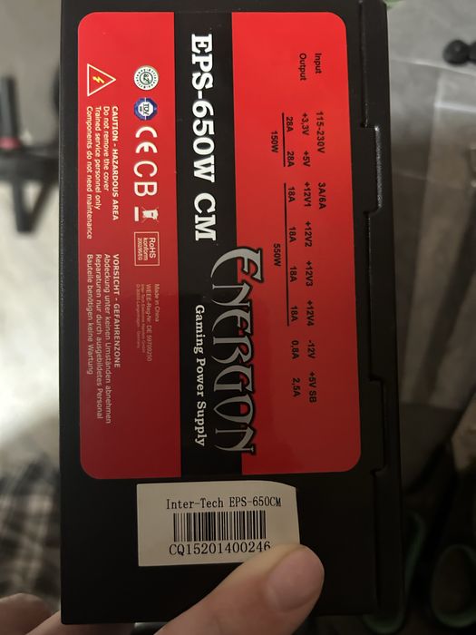 Sursa energon 650w 80bronze plus