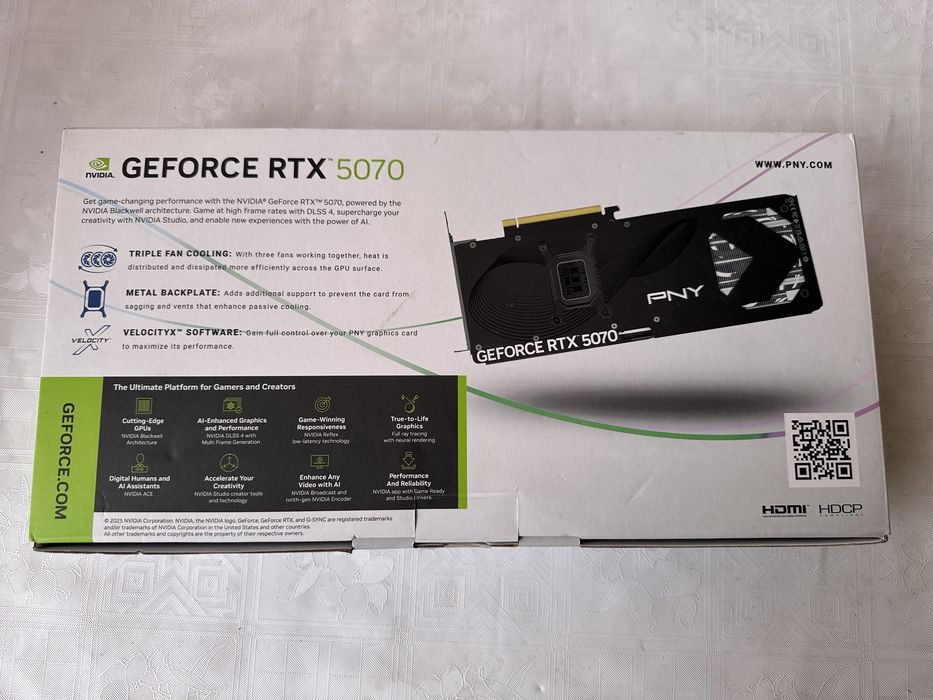 Видеокарта RTX 5070 12Gb GDDR7