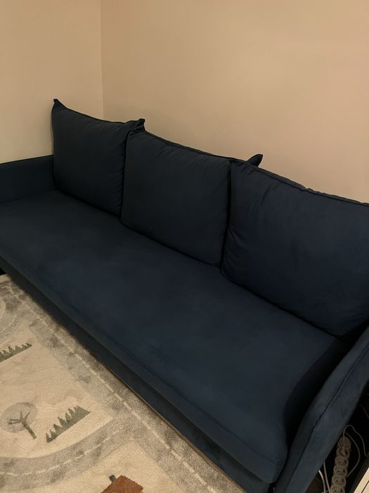 Диван син разтегателен 220/95