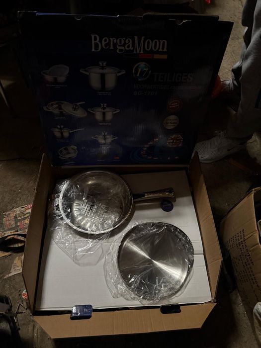 Oale inox cu inductie 16 piese noi